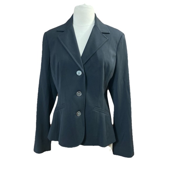 Eddie Bauer Jackets & Blazers - Eddie Bauer Black Blazer Womens Sz 8 New Shell Buttons Career‎ Business Staple